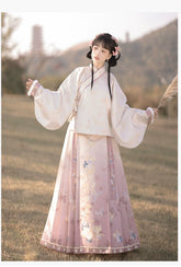 "芙蕖"Ming-Dynasty Hanfu Set - CHINASQUAD