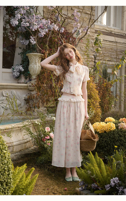 Island Holiday Chiffon Printed Set