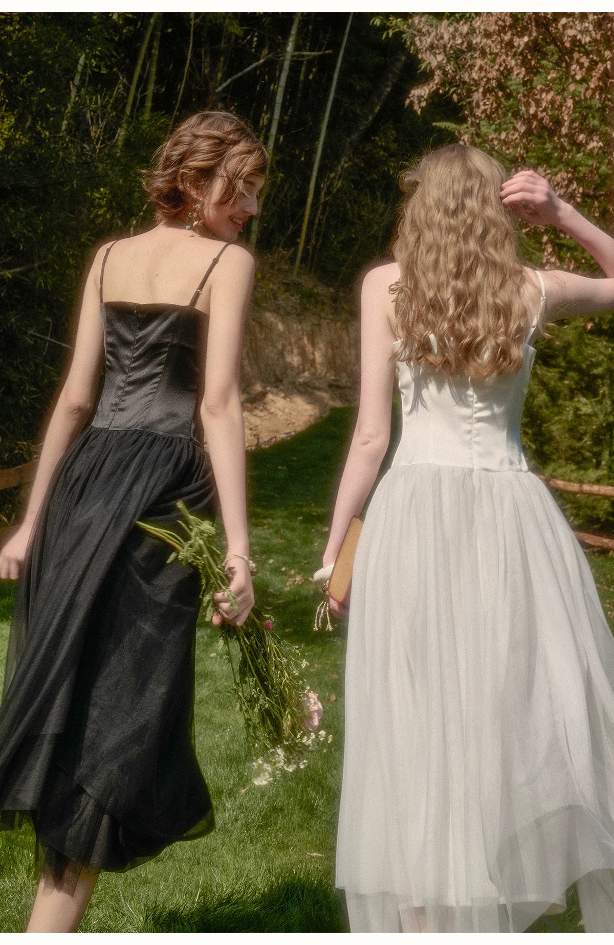 French Ballet Tulle Cami Maxi Dress