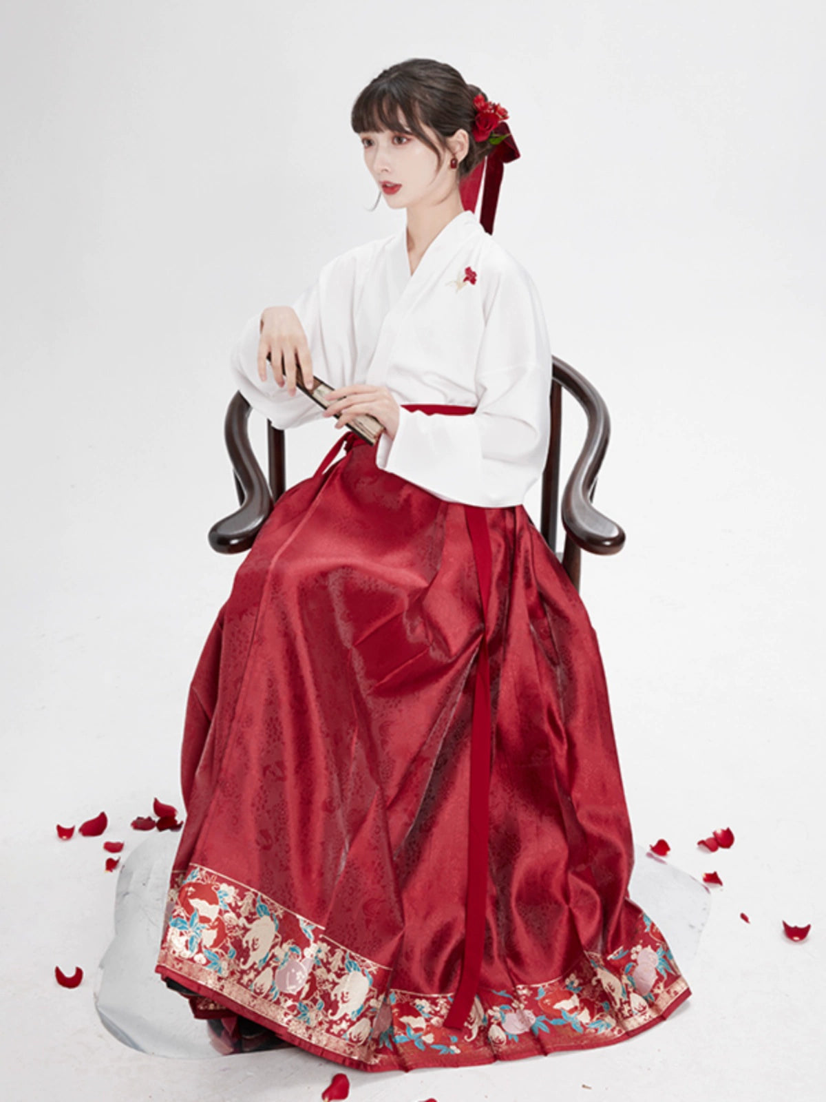 &quot;石榴醉&quot; ming-style hanfu set - CHINASQUAD