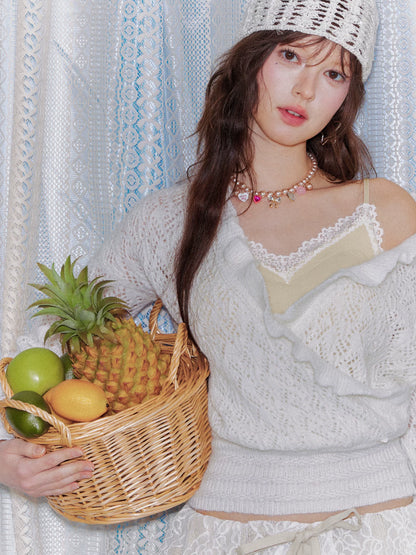 Lace Panel Slim-Fit Camisole