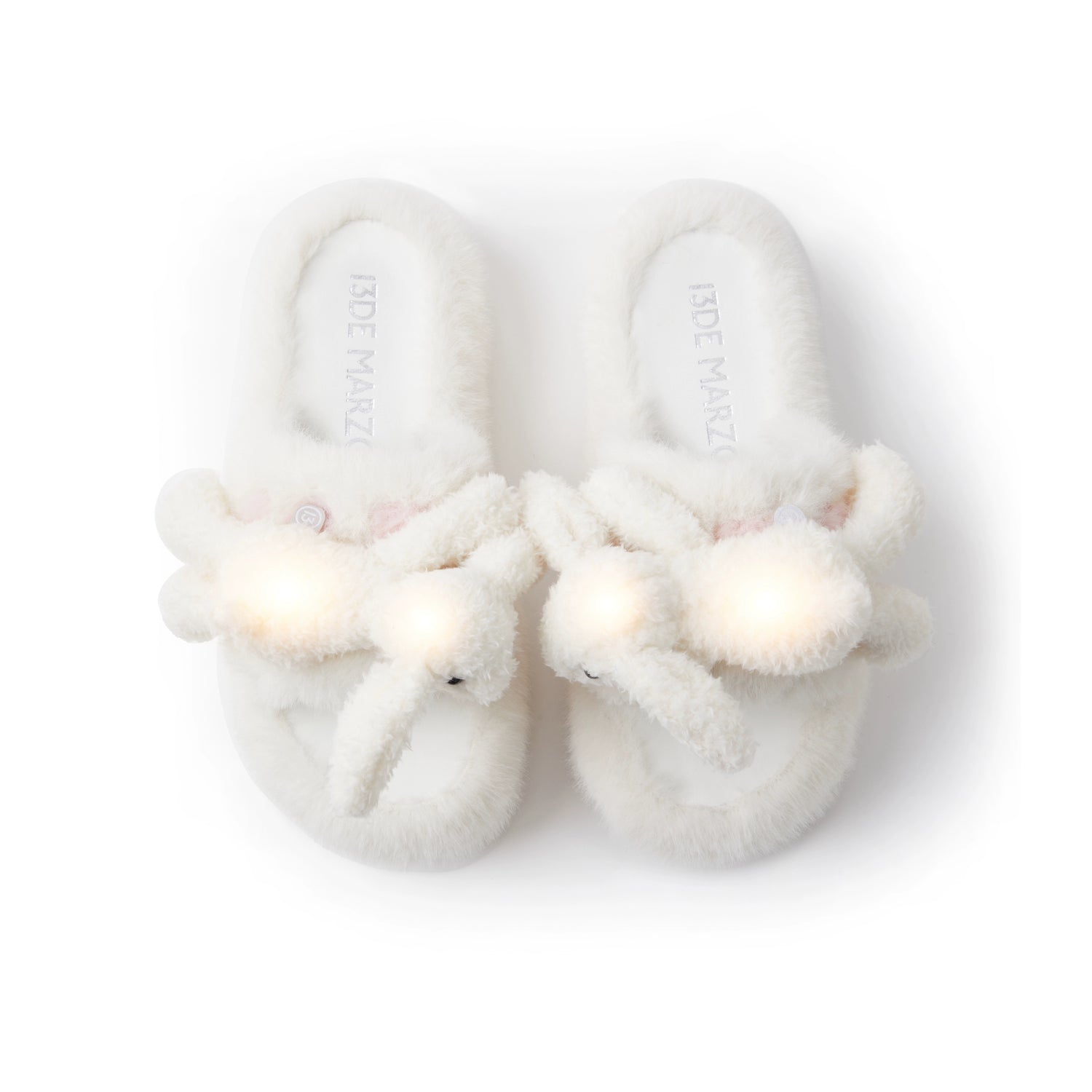 Plush Glow Doll Slide Sandals