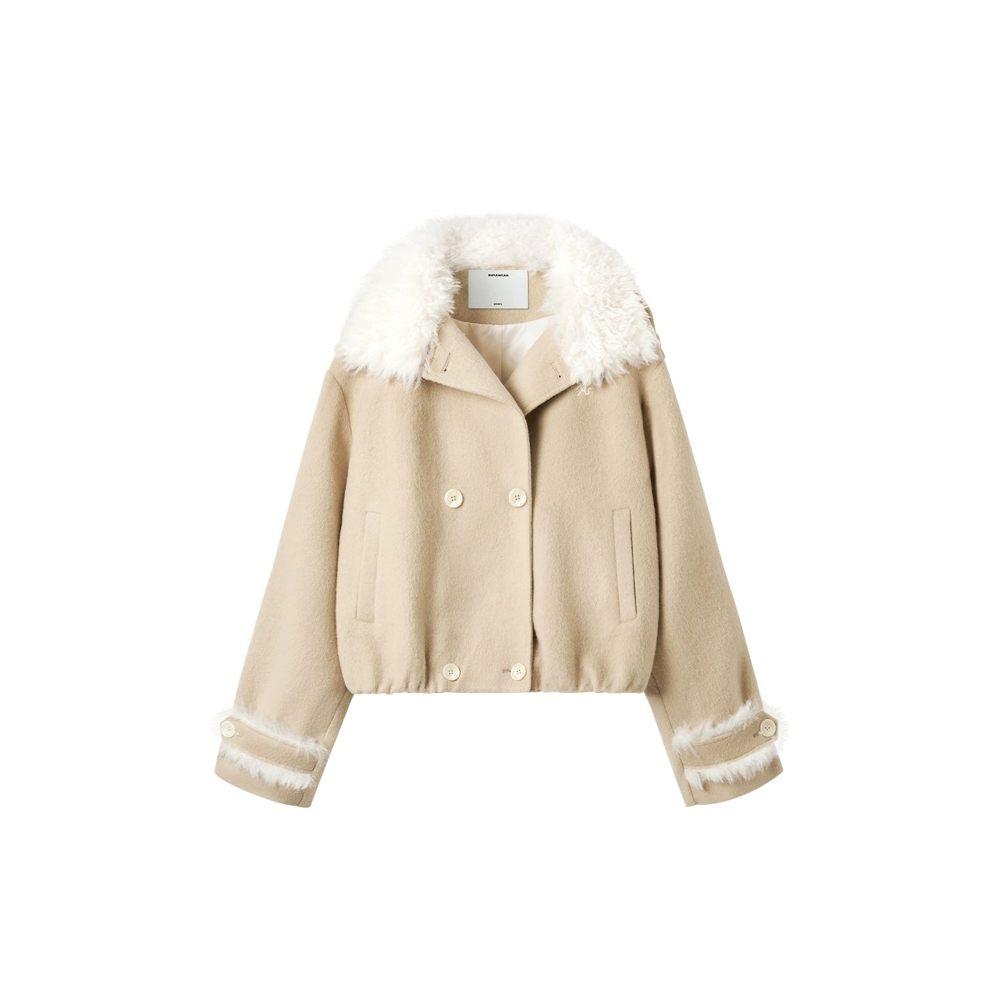 Polar Sculpted Wool-Blend Jacket