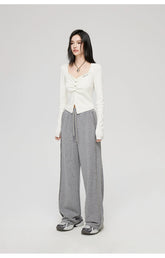 Frayed Wide Leg Pants - CHINASQUAD