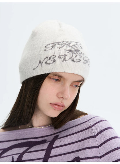 Retro Jacquard Knit Beanie