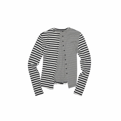 Reversible Striped Cardigan &amp; Pants Set