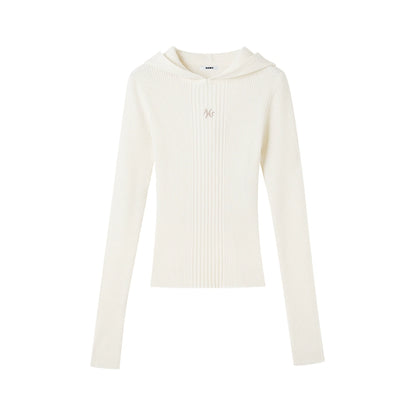 Dawn Hooded Wool Knit Turtleneck