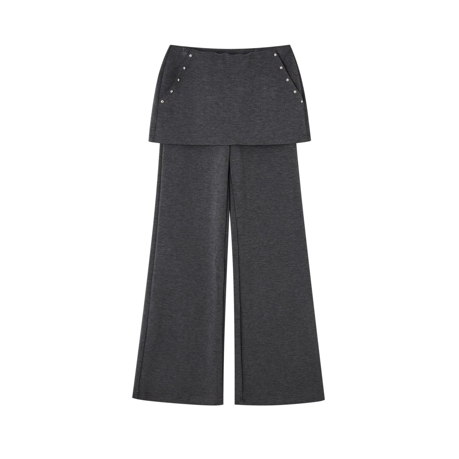 Lace Spliced Fake Two-Piece Knit Sweater