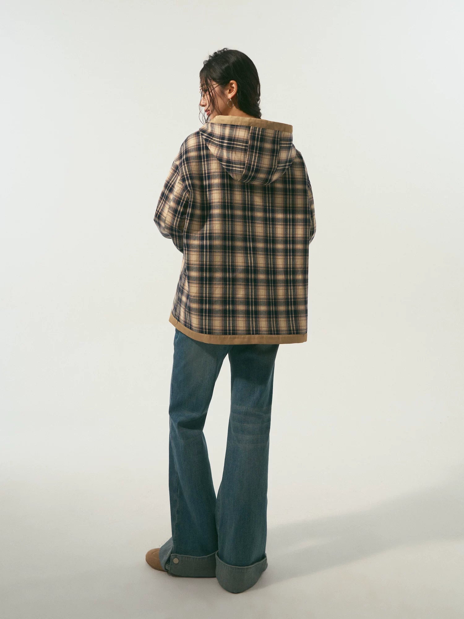 Reversible Hooded Windbreaker Jacket