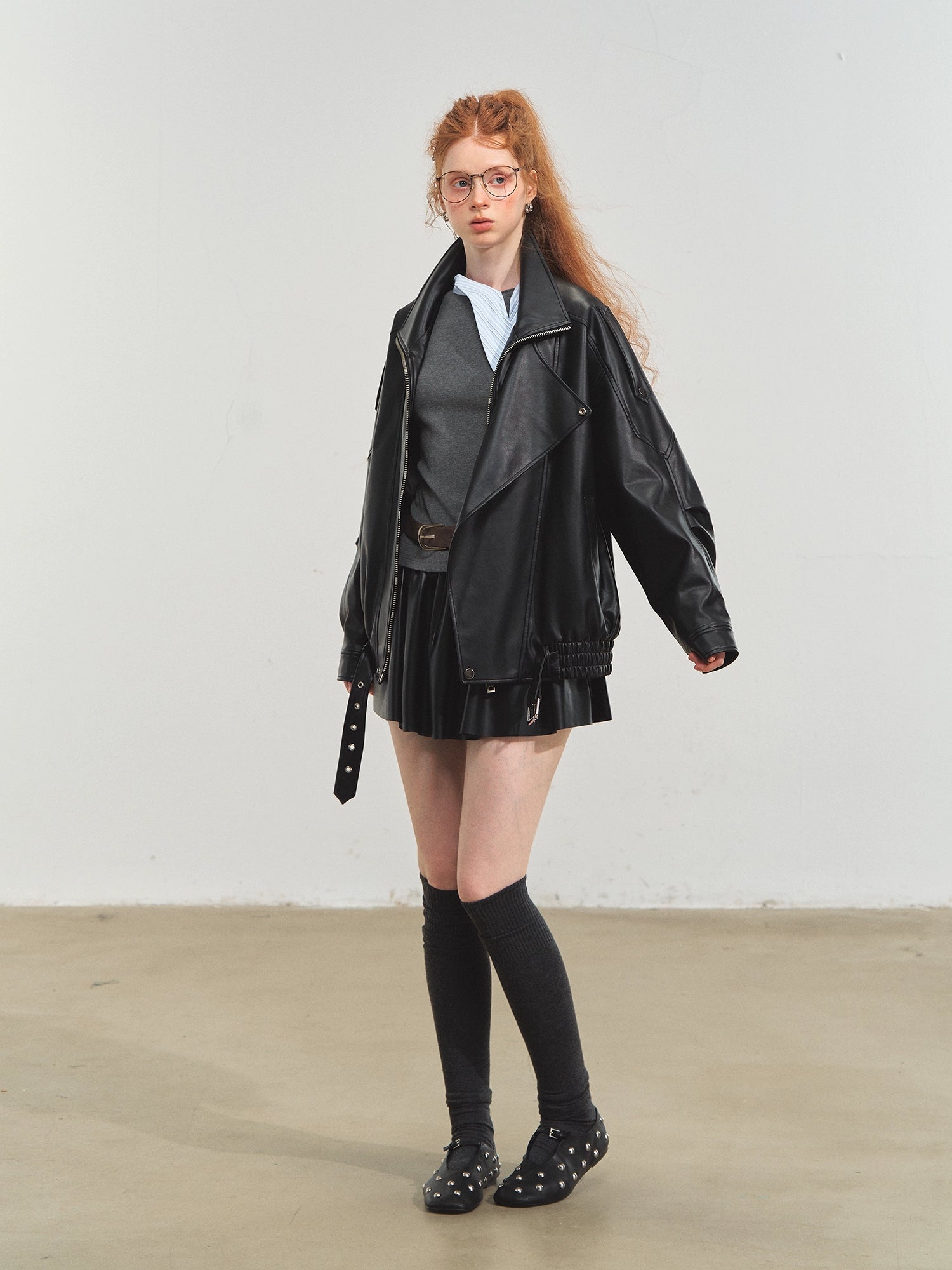 Vintage Moto PU Jacket