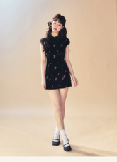 Black Velvet Dress - CHINASQUAD