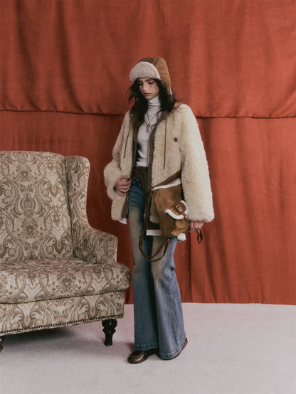 Wool Blend Turtleneck Slim-Fit Knit T-Shirt