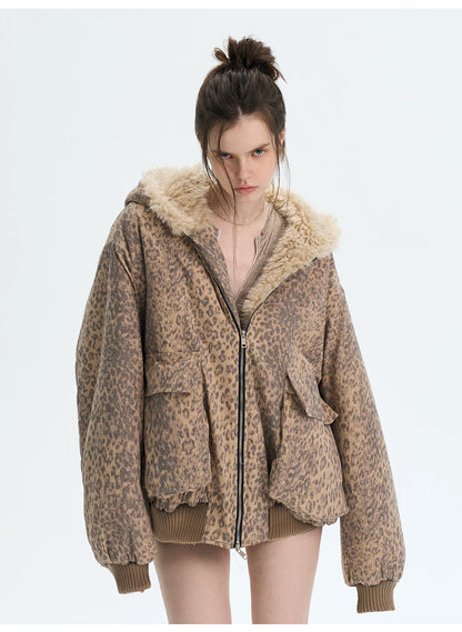 Eco Faux-Fur Hooded Jacket