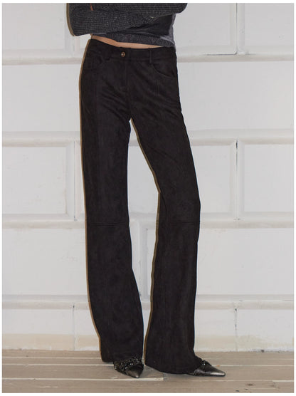 Detachable Two-Way Leather Skirt–Pants