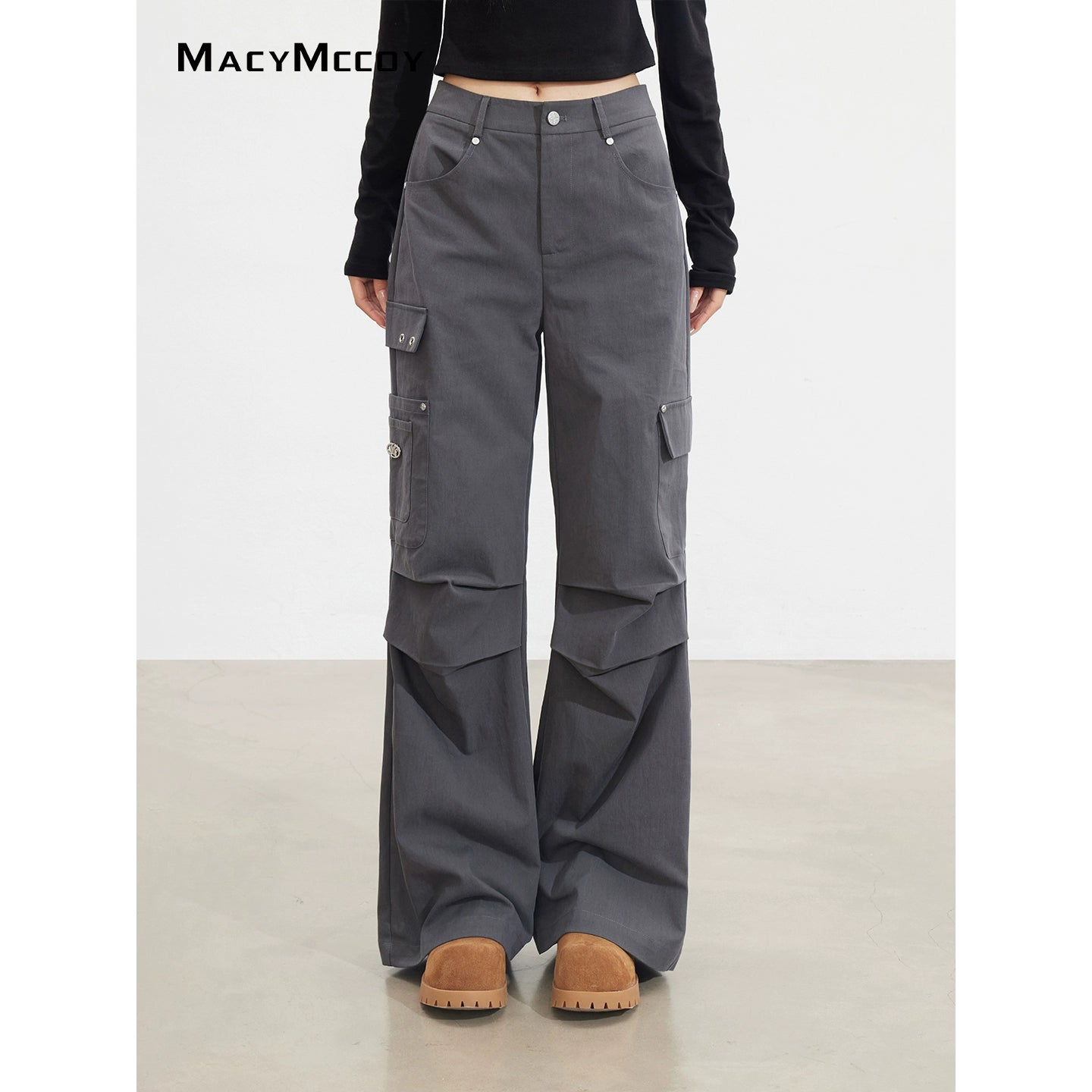 Ruched Cargo Pants - CHINASQUAD