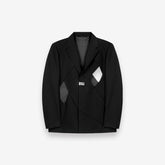 Hollow Out Single-Breasted Suit Jacket - CHINASQUAD