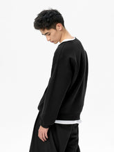 Black Crew Neck Sweatshirt - CHINASQUAD