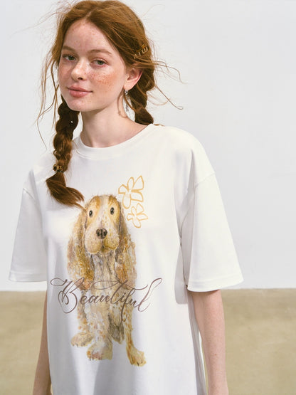 Sloppy Puppy Oversized Sleeve T-shirt
