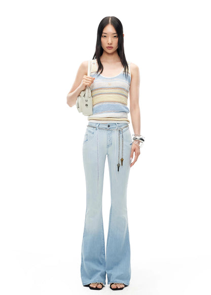 Summer Vacation Cool Hemp Slim Flare