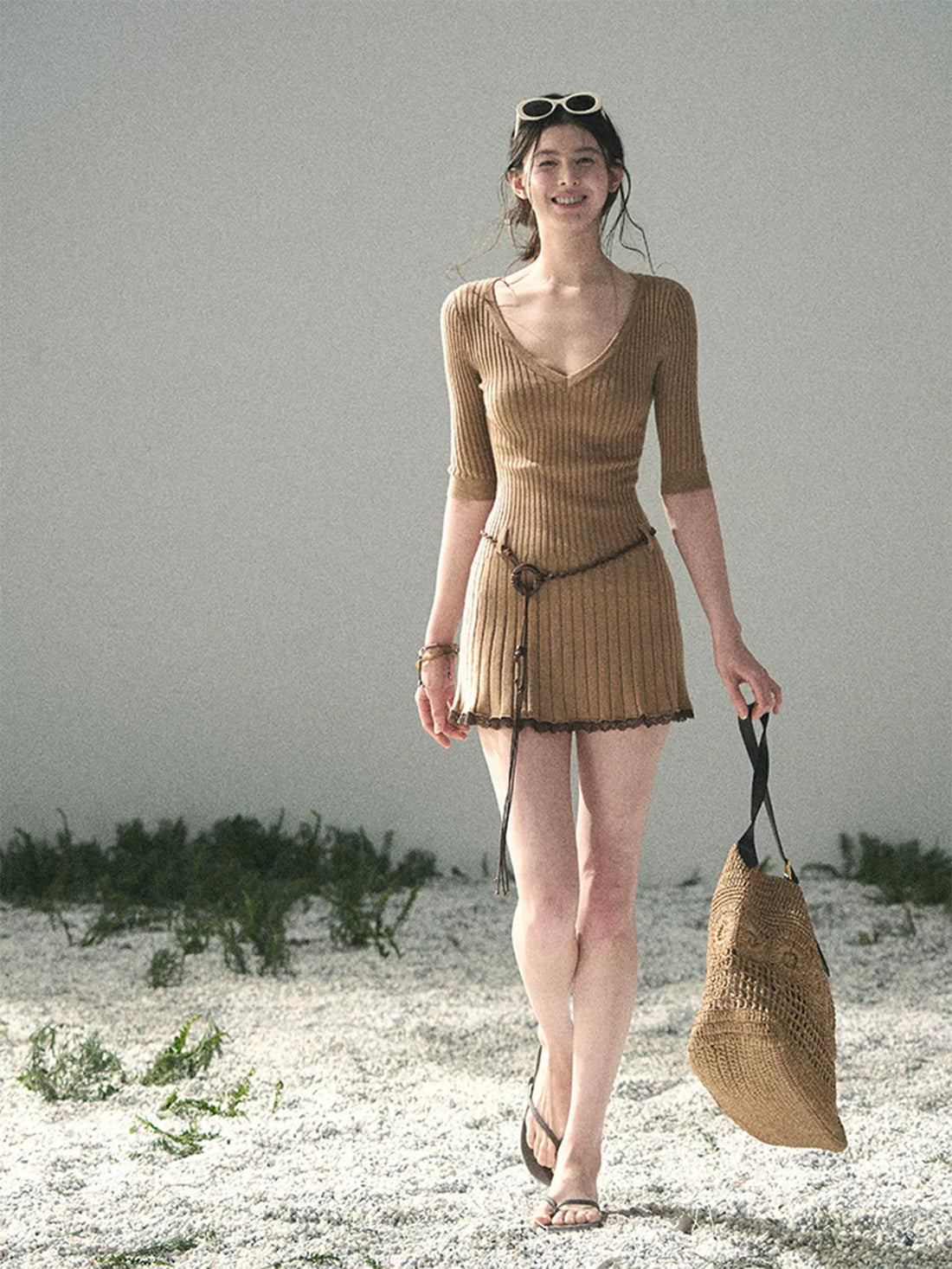 Amber Memory Knit Mini Dress