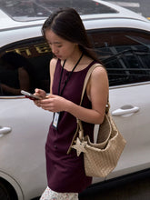 Woven Hobo Tote Shoulder Bag ECODAY