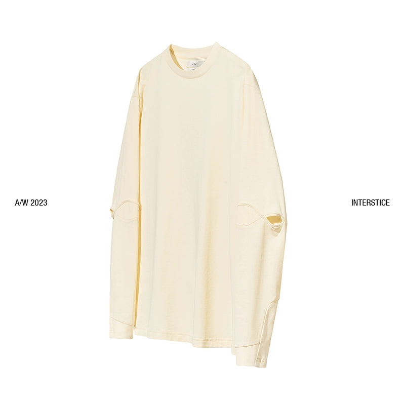Disjointed Structure Long Sleeve T-Shirt