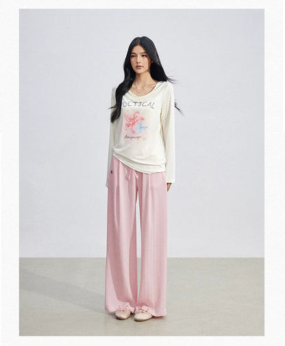 Cooling Touch Wide-Leg Lounge Pants