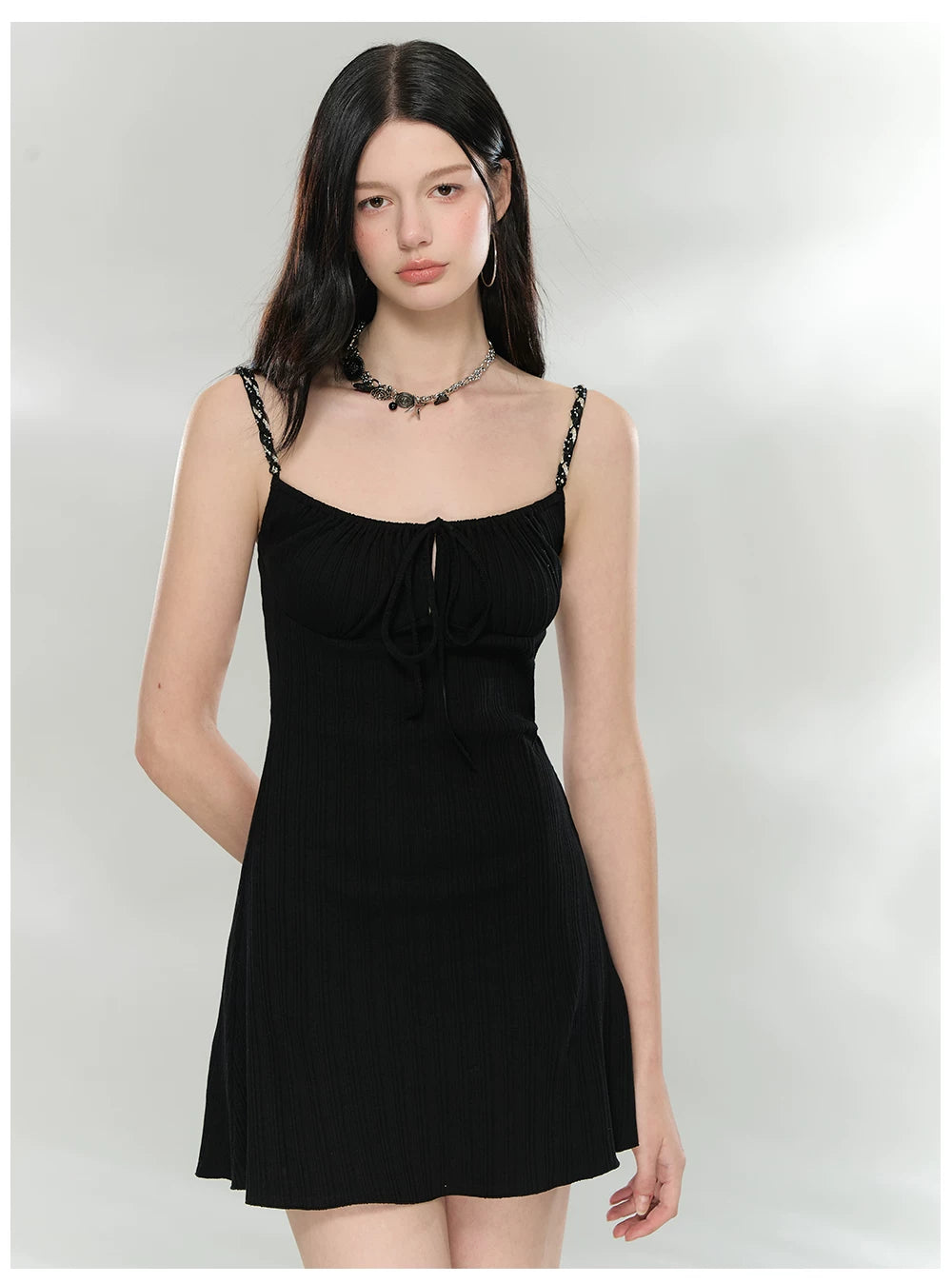 Avocado Green Slim-Fit Midi Slip Dress