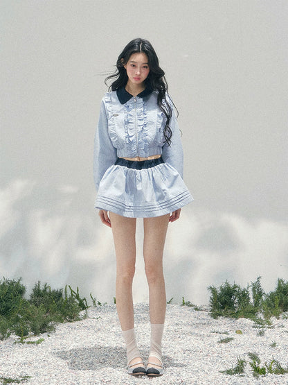 Preppy Check Cropped Set