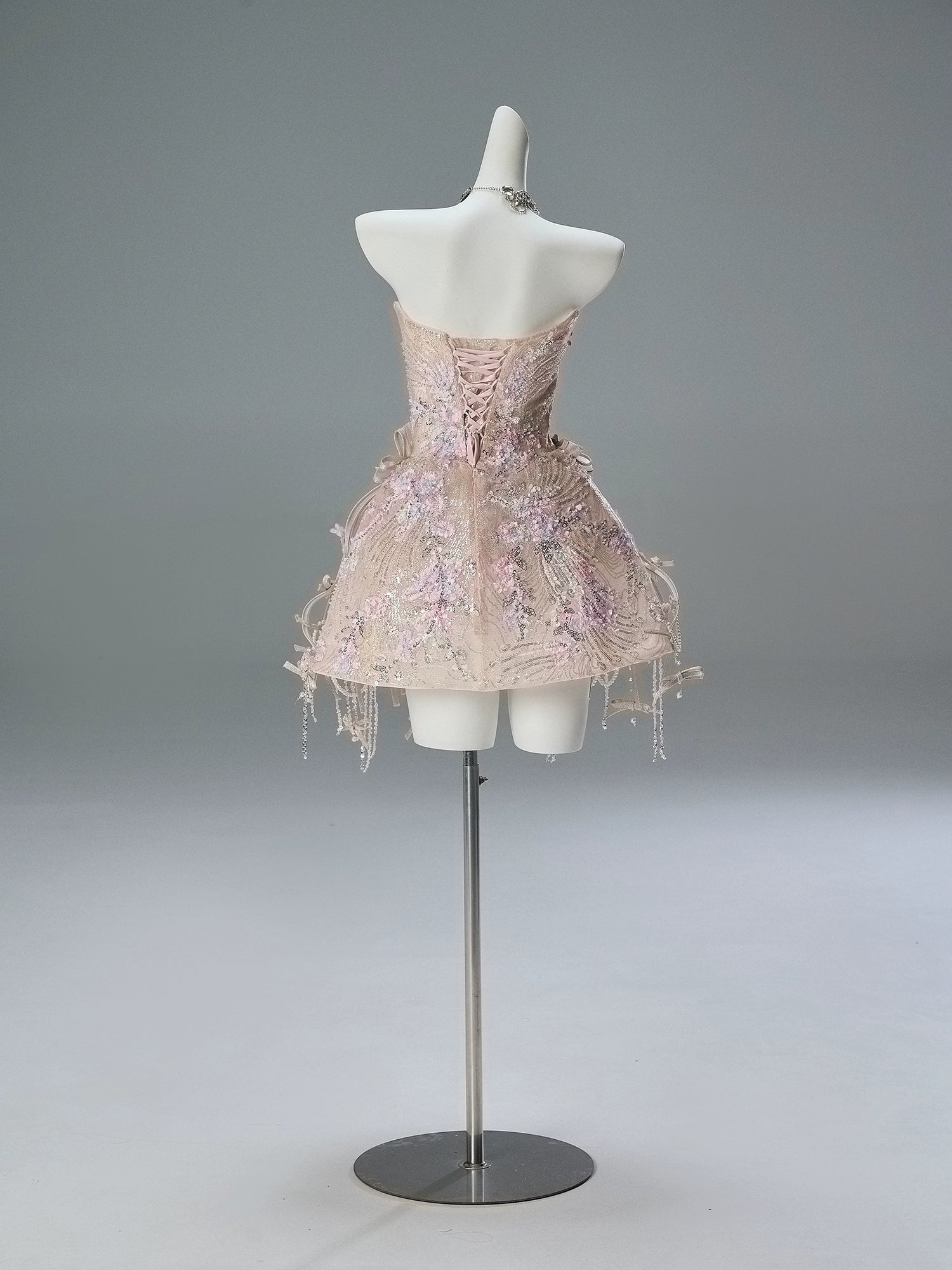 Annie Princess Embellished Tulle Dress with Lace Details