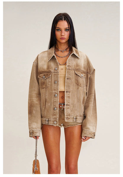 Wild Continent Handcrafted Oversized Denim Jacket