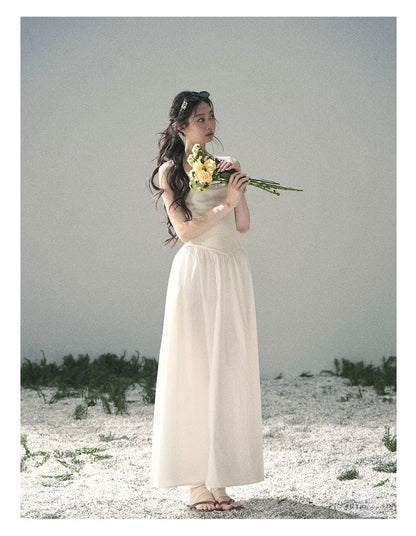 Moonlight Sonata Draped Maxi Dress