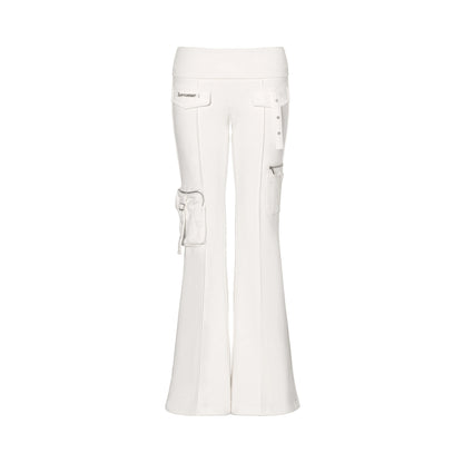 Waist-Cinched Hoodie &amp; Flare Pants Set