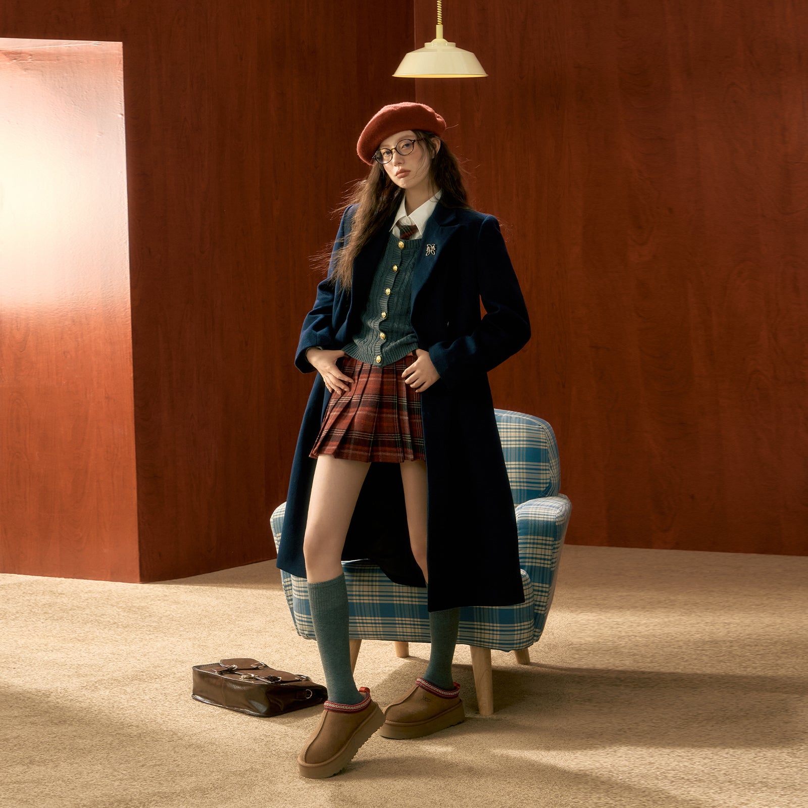 Tibetan Blue Wool Coat - CHINASQUAD