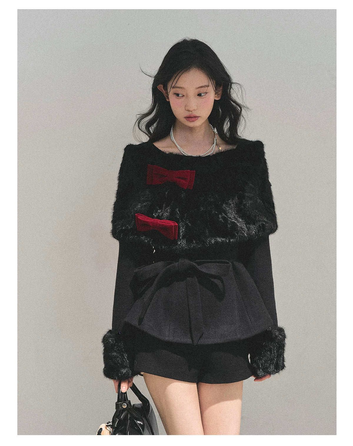 Light Luxury Cape Three-Piece Set