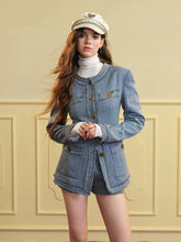 (Final Sale) Vintage Frayed Edge Jacket & Shorts Set - CHINASQUAD