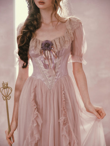 Purple Iris Princess Dress