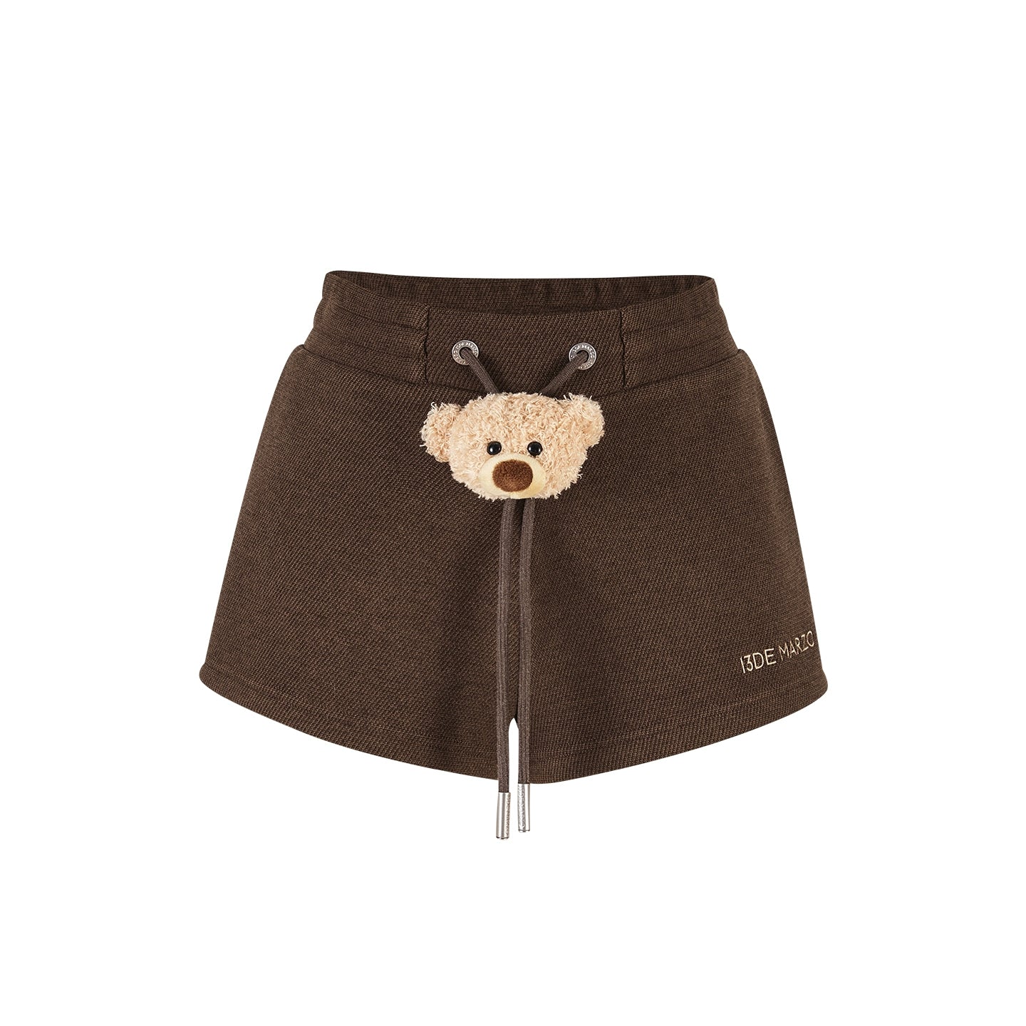 Plush Doll Fleece-Lined Straight Shorts