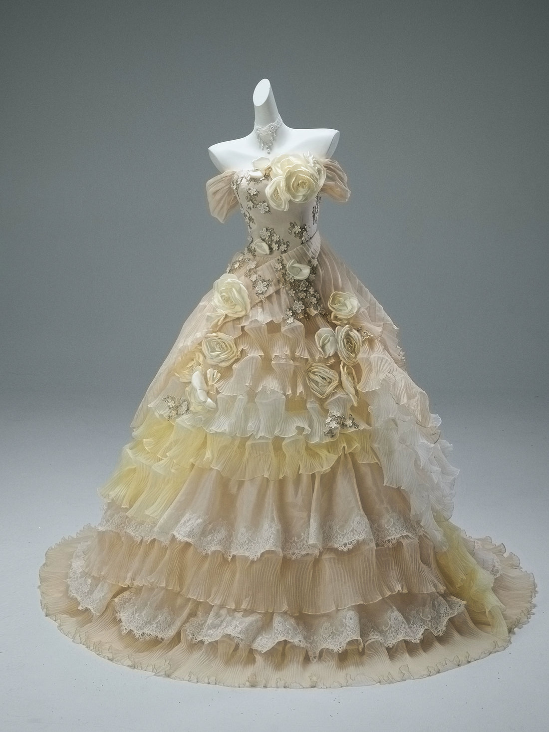 Enchanted Reverie Bloom Couture Gown