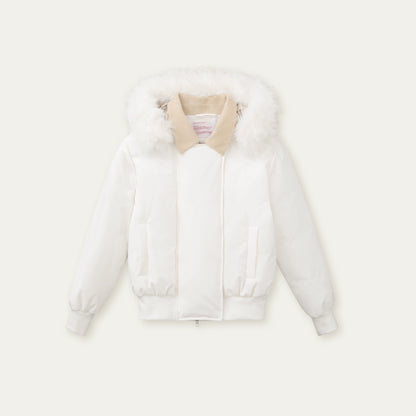 Faux-Fur Collar Down Jacket