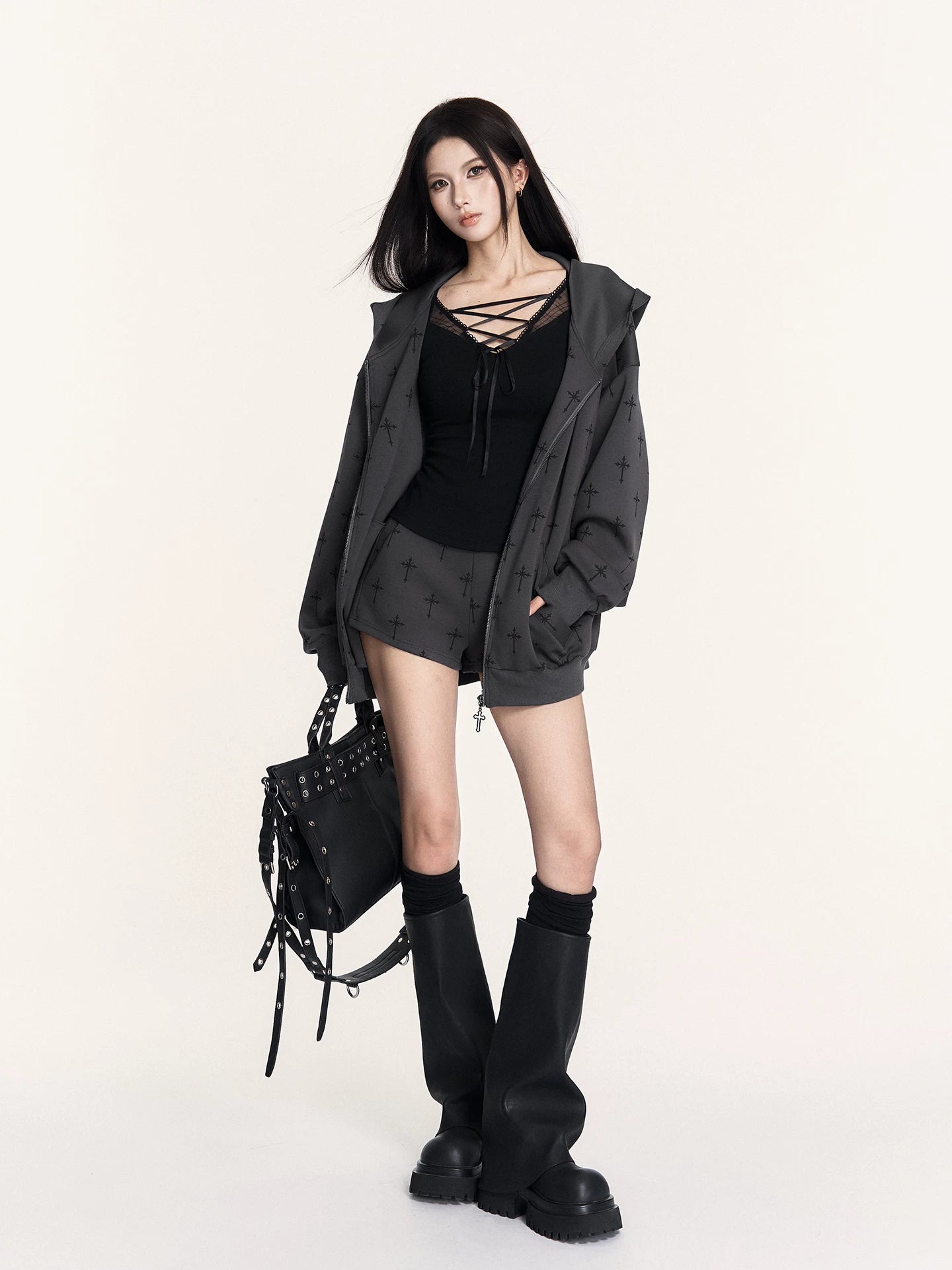 Faux-Layered Fleece-Lined Slim-Fit Base Layer