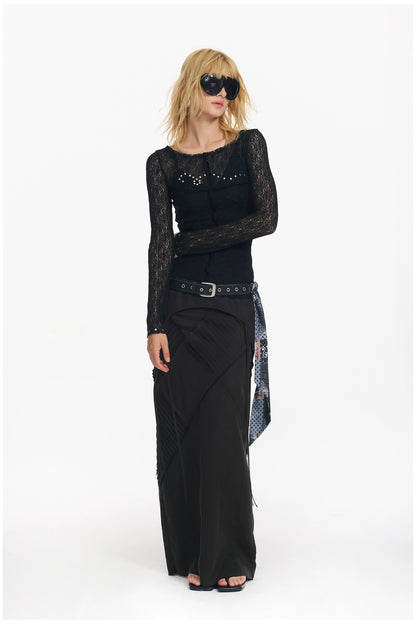 Sequin Punk Mesh Cardigan