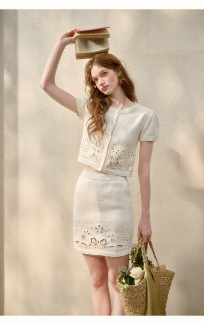 Breathing Flowers Cotton Embroidered Set