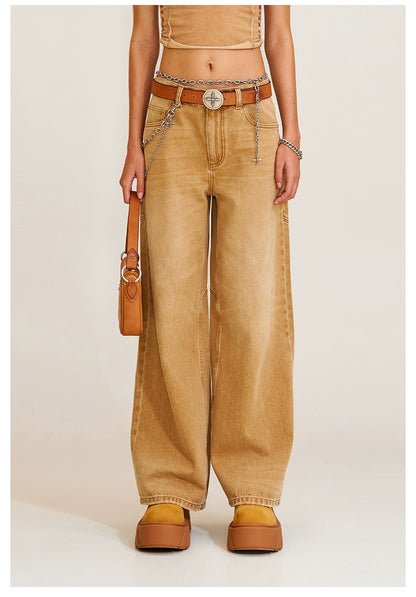 Origin of Wildness Wide-Leg Denim Pants