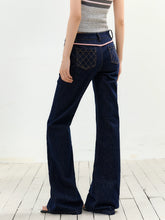 Micro-flare Tweed Low-waist Trousers - CHINASQUAD
