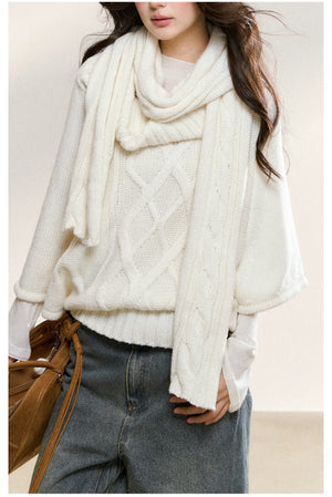 White(with Scarf) / S