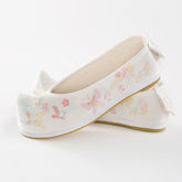 "Butterfly" Embroidered Flat & Heels Hanfu Shoes - CHINASQUAD