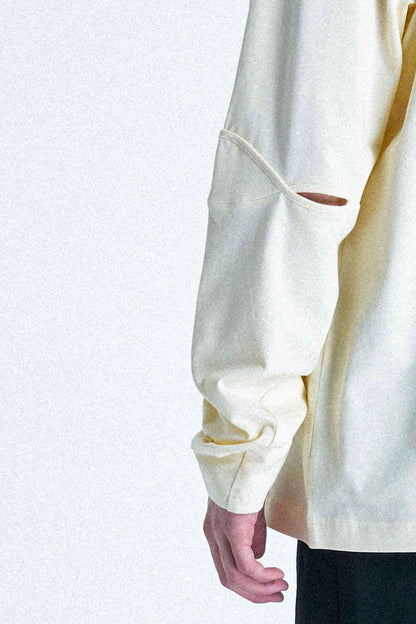 Disjointed Structure Long Sleeve T-Shirt