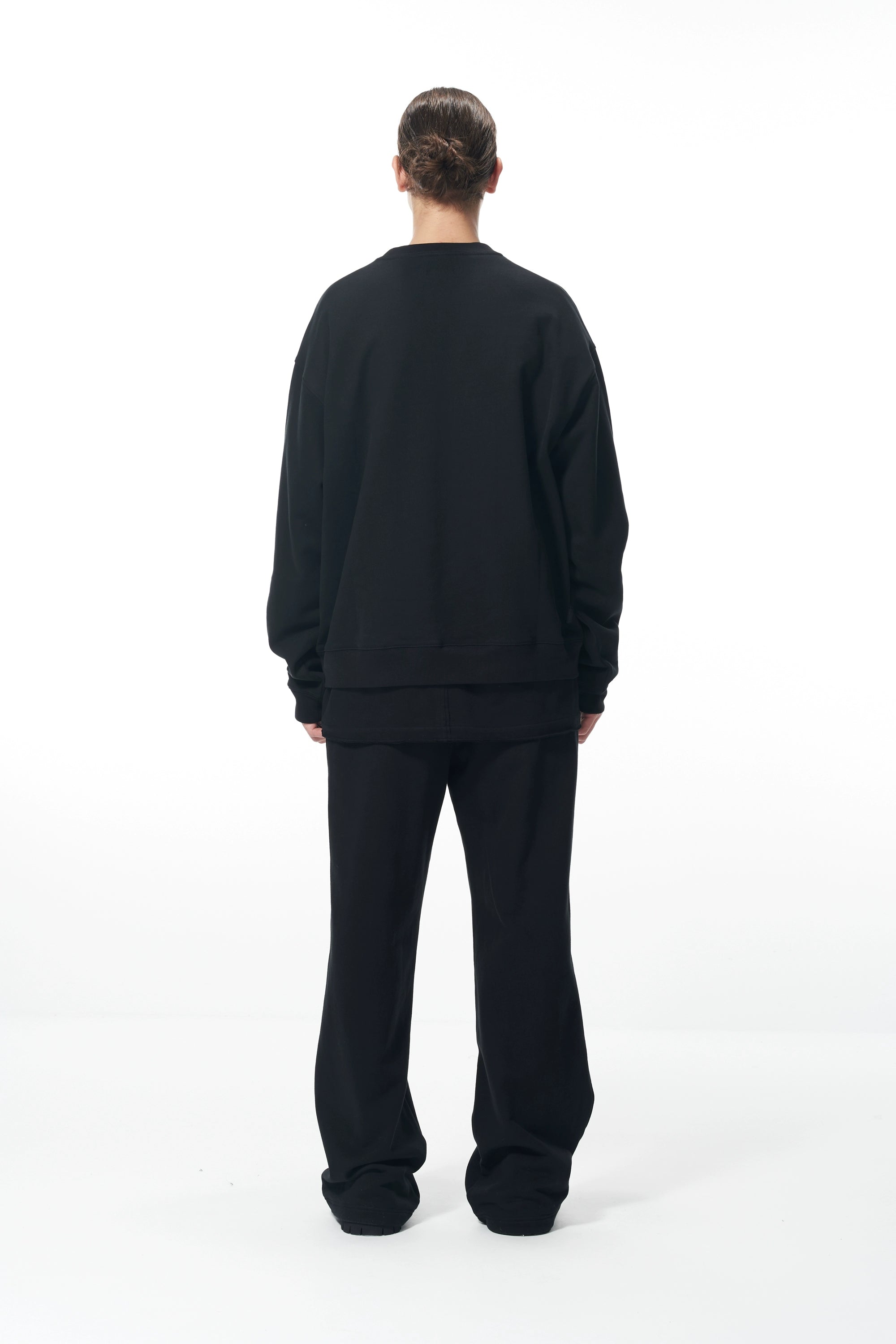 Essential Logo Sweatshirt &amp; Hoodie &amp; Sweatpants Set