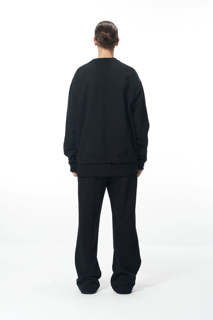 Essential Logo Sweatshirt &amp; Hoodie &amp; Sweatpants Set